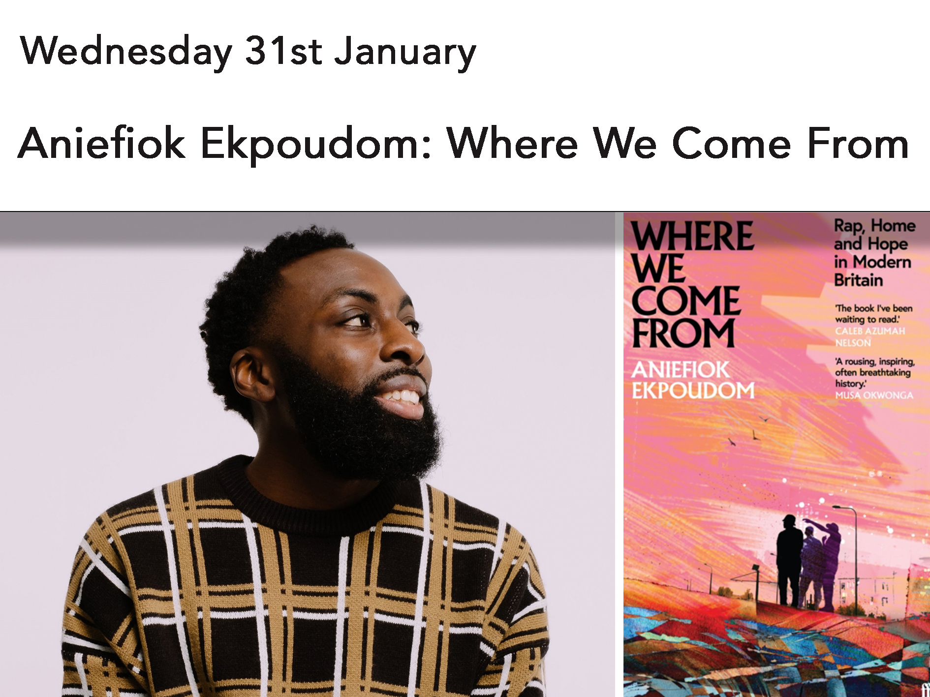 Aniefiok Ekpoudom: Where We Come From