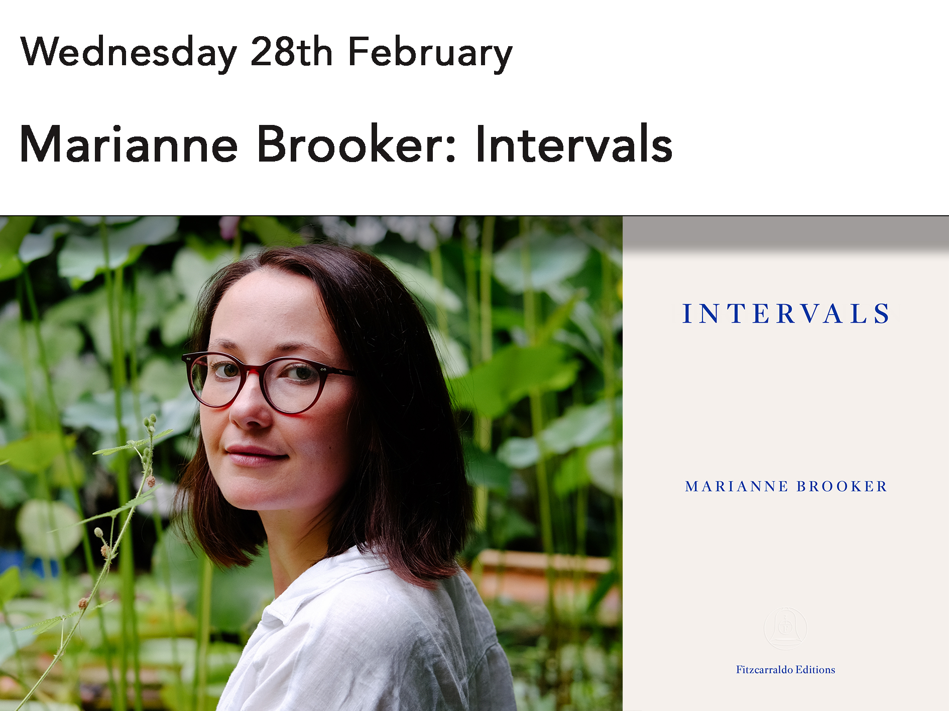 Marianne Brooker: Intervals (LIVE Tender Buttons episode)