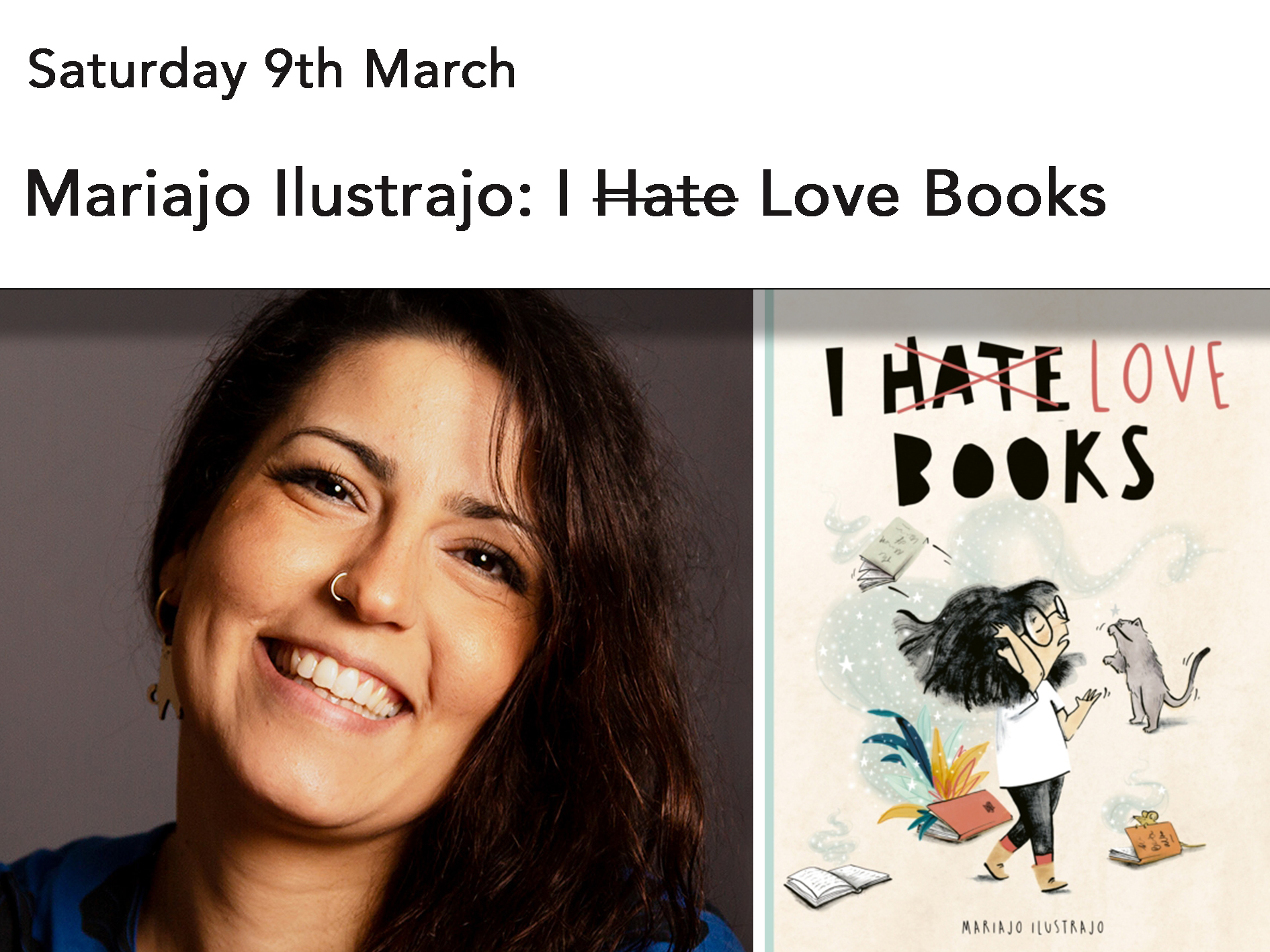 Mariajo Ilustrajo: I Hate Love Books (free event)