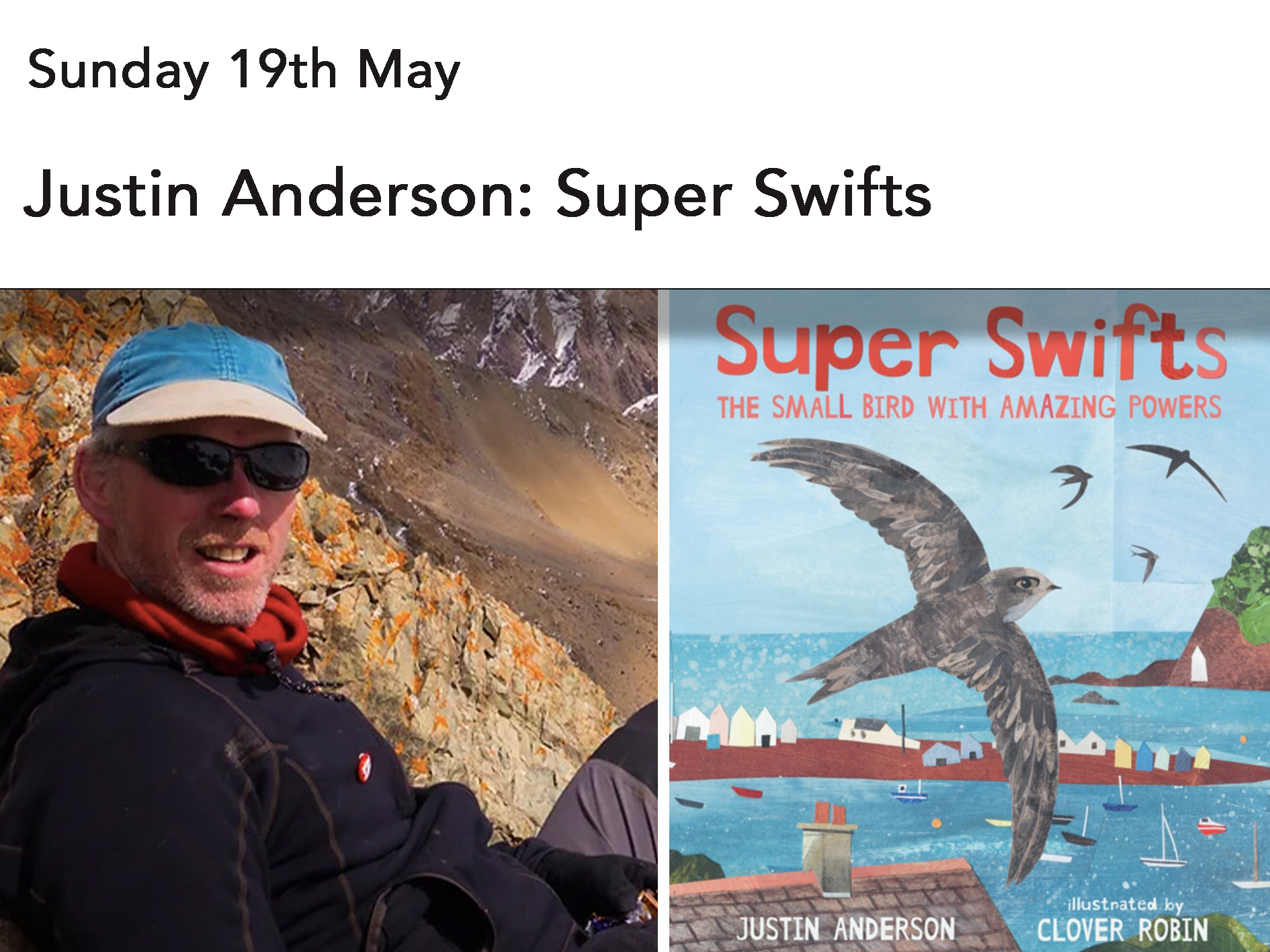 Justin Anderson: Super Swifts (free event)