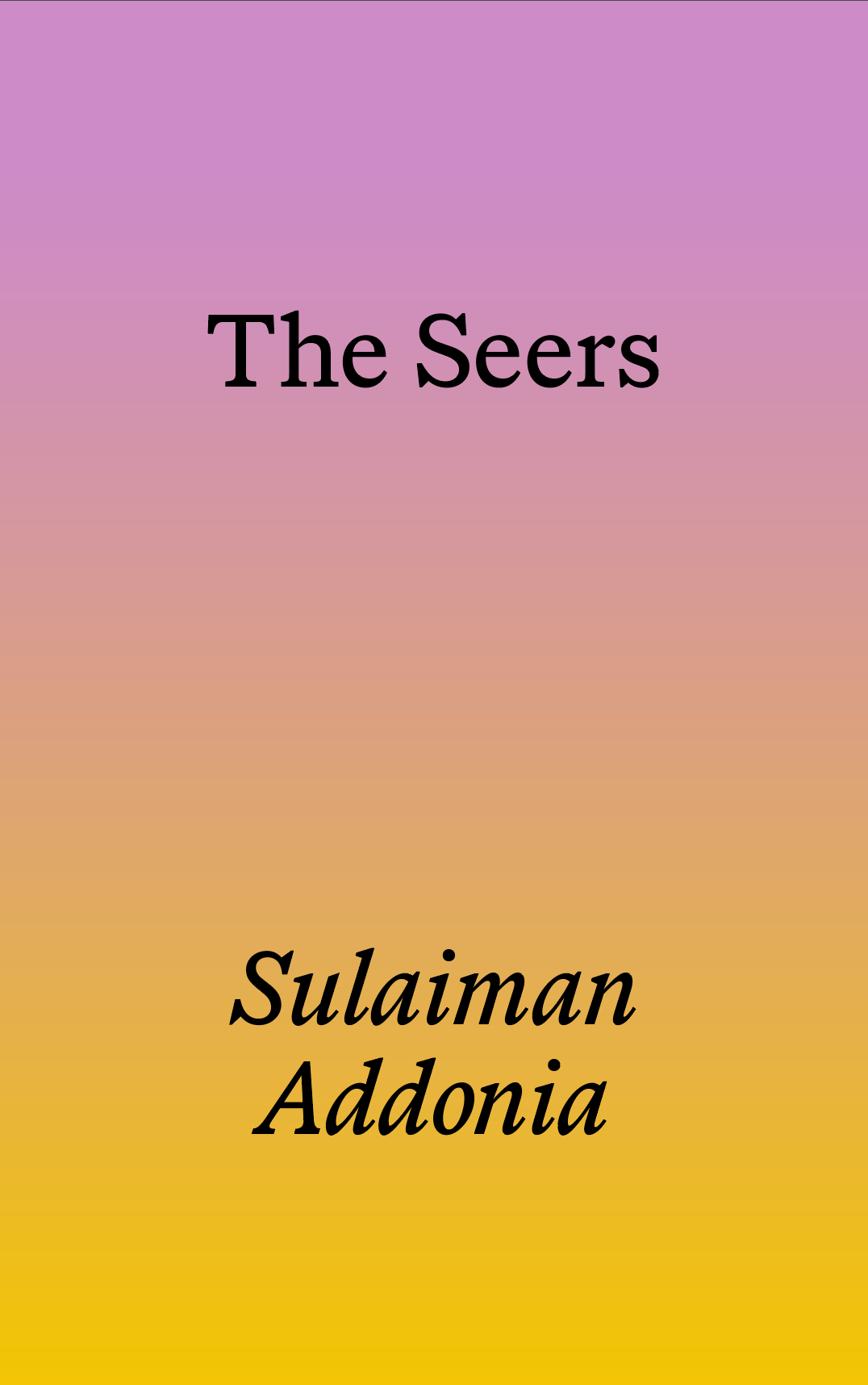 The Seers (Indie Bookshop Week Exclusive)
