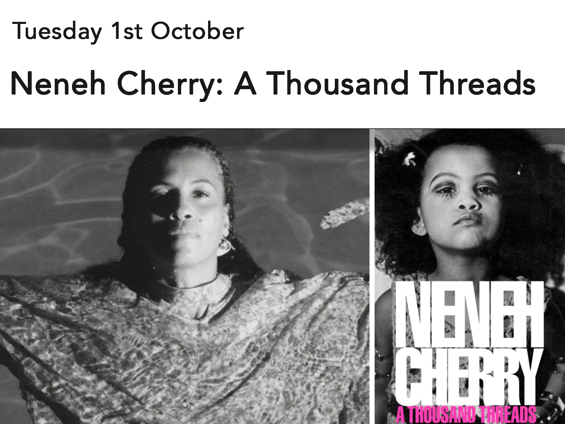 Neneh Cherry: A Thousand Threads