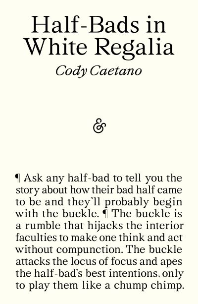 Half-Bads in White Regalia